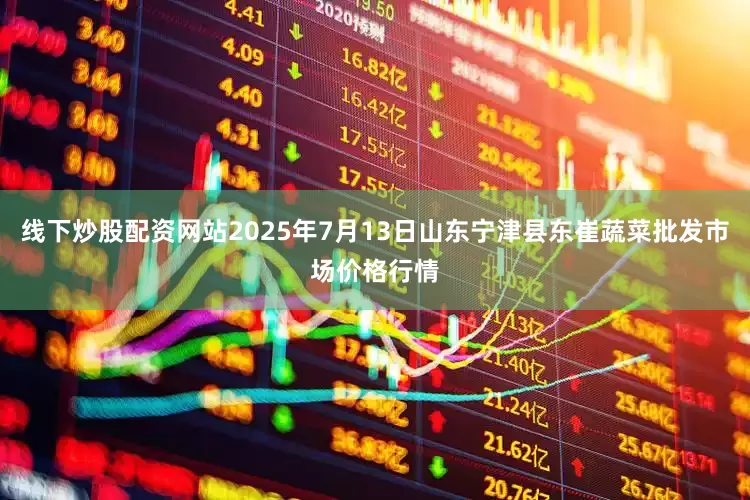 线下炒股配资网站2025年7月13日山东宁津县东崔蔬菜批发市场价格行情